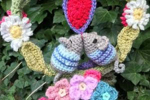 Cute crochet wreath