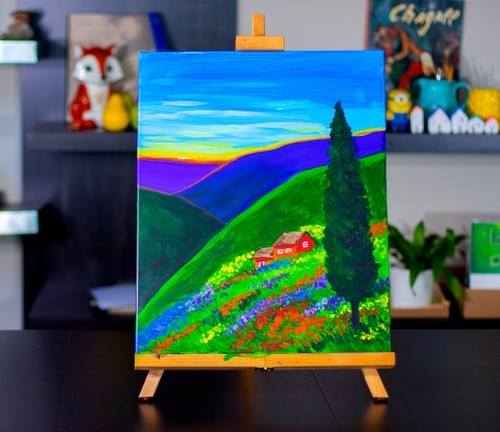 Landscape in Acrylics